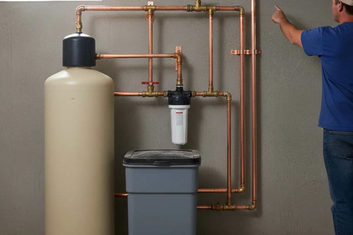 Whole-house water treatment system installed in Gruetli Laager